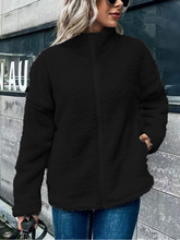Dames Oversized Mantel Opstaande Kraag | Rits Voor