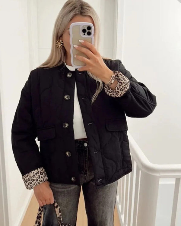 Dames Gewatteerde Casual Jas | Relaxte Fit & Stijlvol