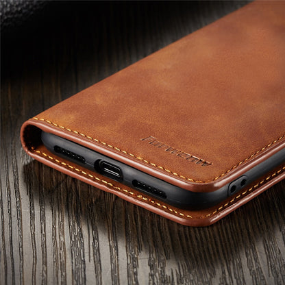 LeatherFold - Luxe Wallet Case voor Smartphones