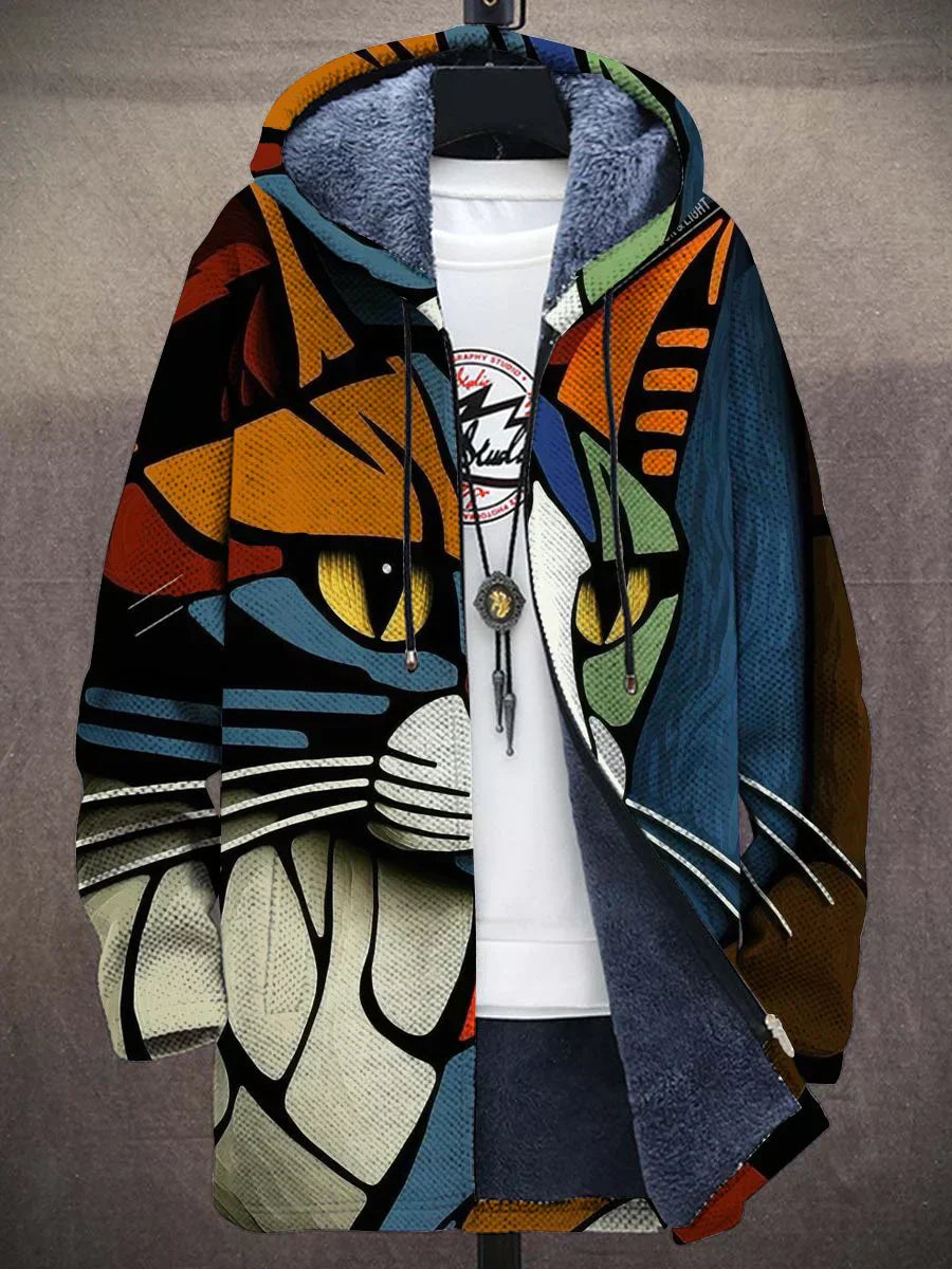 Artistieke Straatmode met Capuchon Herenjas | Casual Comfort