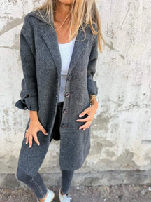 Dames Lange Winterjas Warm Klassiek | Relaxte Pasvorm