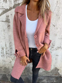 Dames Lange Winterjas Warm Klassiek | Relaxte Pasvorm