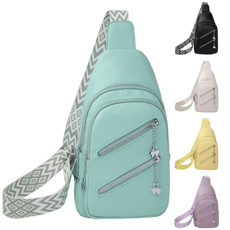 TrendVibe - Dames Crossbody Sling Bag met Verstelbare Band