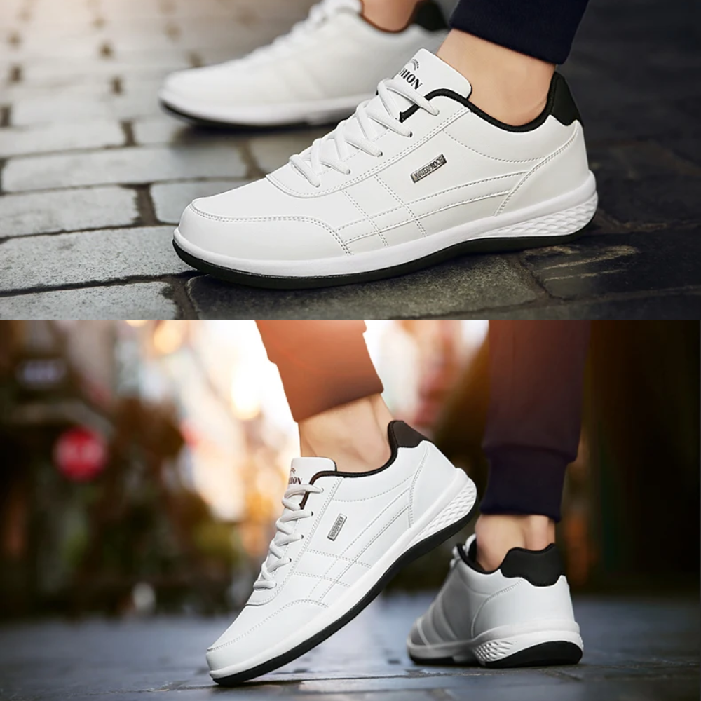 Louis - Casual Orthopedische Leren Sneakers