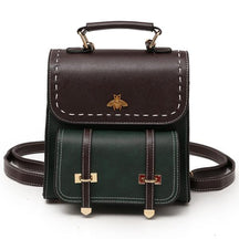 BeeCharm - Vintage Rugzak van Imitatieleer