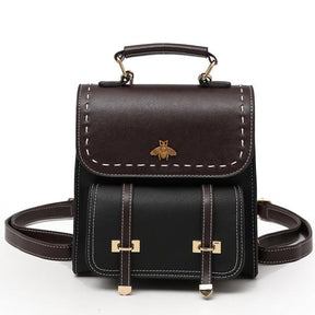 BeeCharm - Vintage Rugzak van Imitatieleer