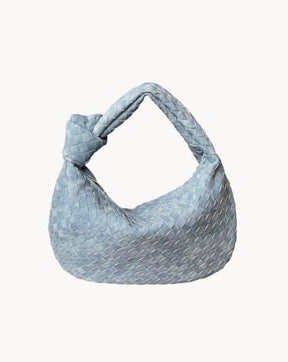 WovenStyle - Luxe Gevlochten Schoudertas voor Dames