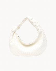 WovenStyle - Luxe Gevlochten Schoudertas voor Dames
