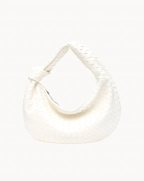 WovenStyle - Luxe Gevlochten Schoudertas voor Dames