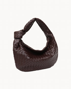 WovenStyle - Luxe Gevlochten Schoudertas voor Dames