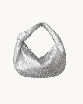 WovenStyle - Luxe Gevlochten Schoudertas voor Dames