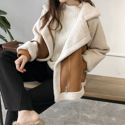 CozyFleece - Warme Sherpa Damesjas met Oversized Pasvorm