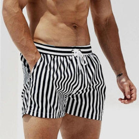 George - Gestreepte Zwemshort, Licht en Comfortabel voor een Stijlvolle Zomer