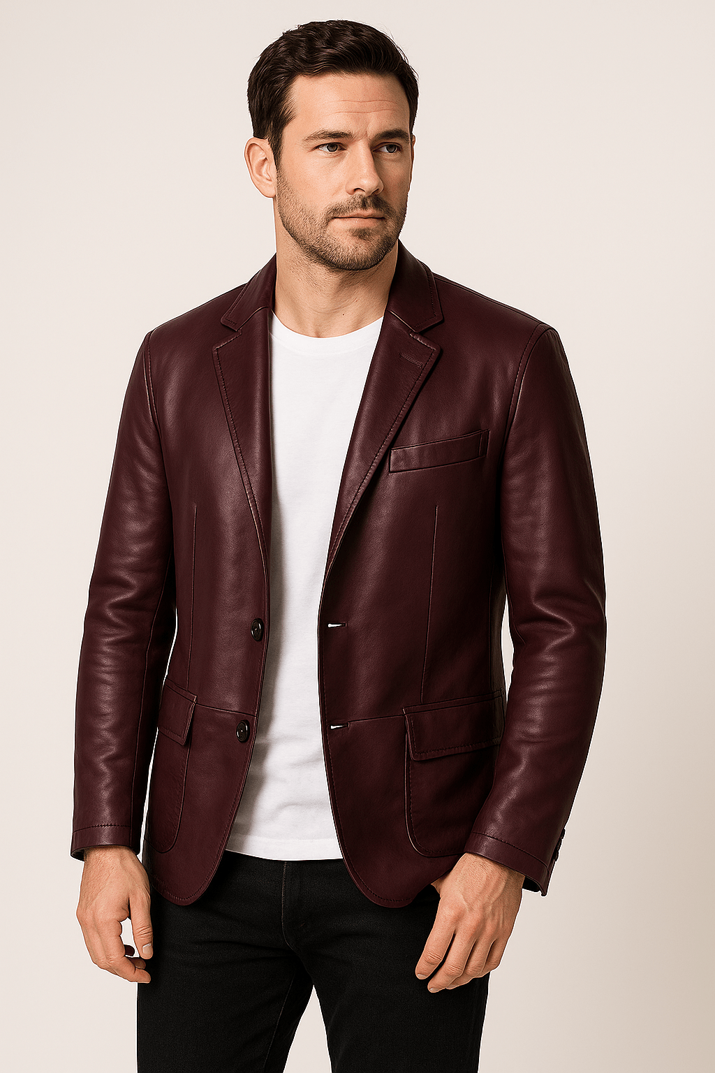 Heren Moderne Blazerjas Warme Slim Fit | Comfortabel Winterjas