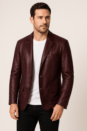 Heren Moderne Blazerjas Warme Slim Fit | Comfortabel Winterjas