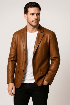 Heren Moderne Blazerjas Warme Slim Fit | Comfortabel Winterjas