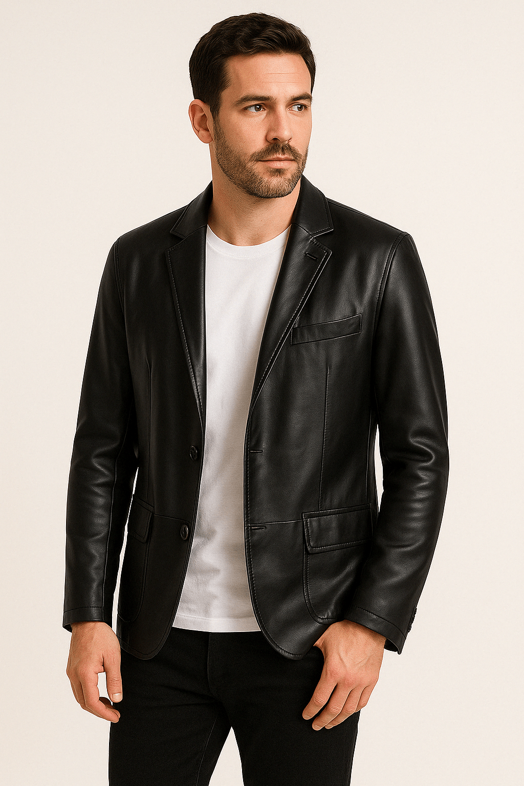 Heren Moderne Blazerjas Warme Slim Fit | Comfortabel Winterjas