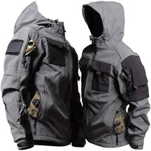 Heren Militaire Outdoor Tactische Jas met Capuchon | Winddichte Waterdichte Functionele Jas