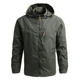 Heren Militaire Outdoor Windbreaker met Capuchon Lichte | Waterdichte Jas
