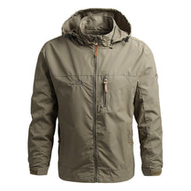 Heren Militaire Outdoor Windbreaker met Capuchon Lichte | Waterdichte Jas