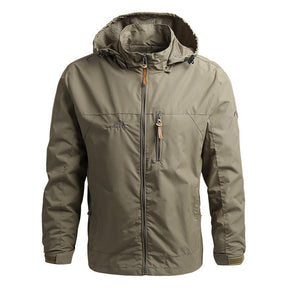 Heren Militaire Outdoor Windbreaker met Capuchon Lichte | Waterdichte Jas