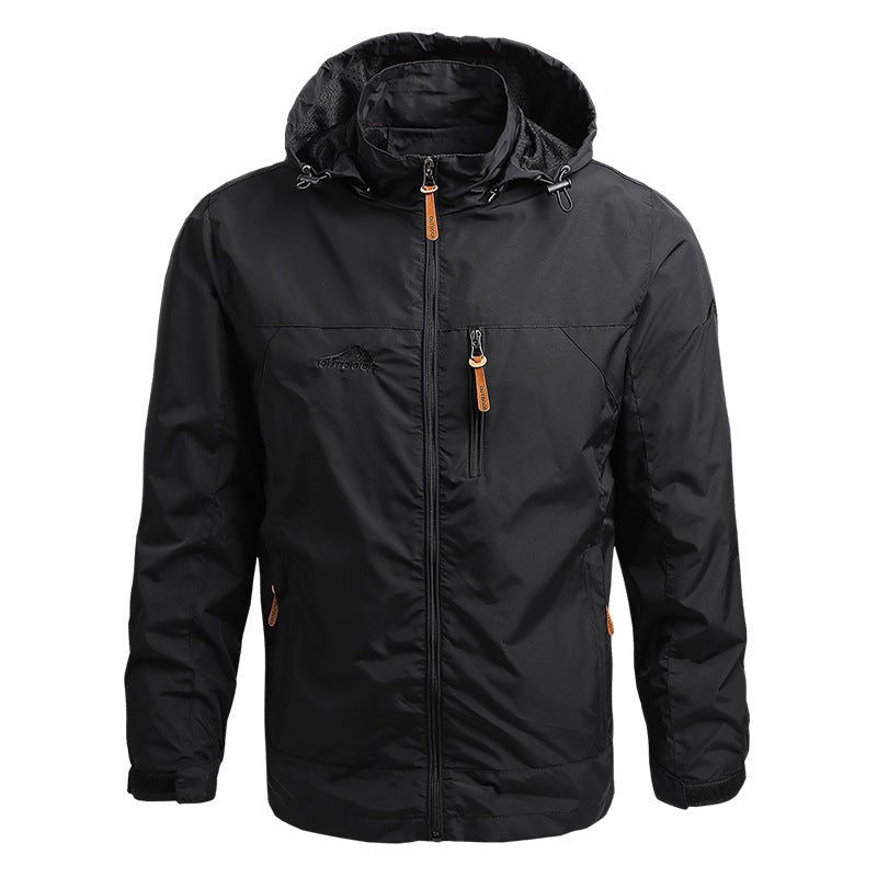Heren Militaire Outdoor Windbreaker met Capuchon Lichte | Waterdichte Jas