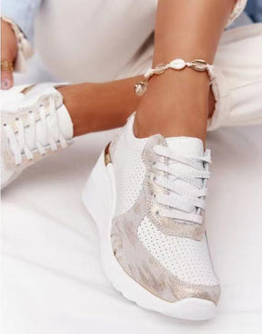 Sneakers Brede Pasvorm Ademend Mesh voor Dames | Dagelijks Comfort | Verlicht Vermoeide en Pijnlijke Voeten