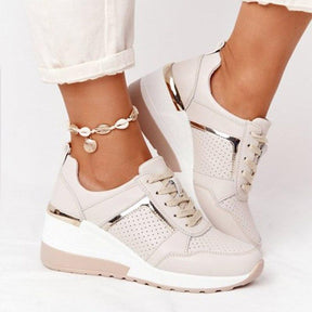Sneakers Brede Pasvorm Ademend Mesh voor Dames | Dagelijks Comfort | Verlicht Vermoeide en Pijnlijke Voeten