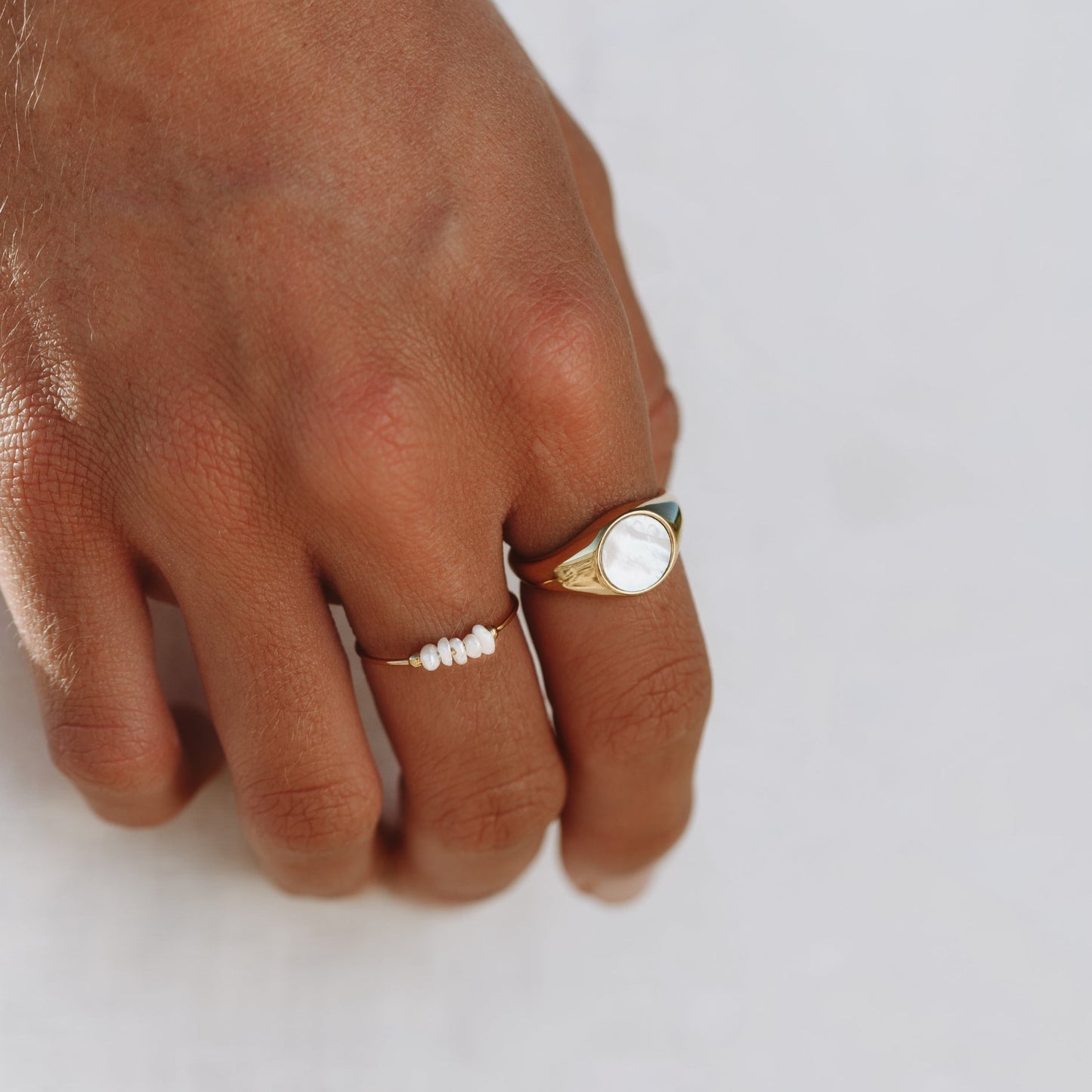 CharmingGem - Kleine Parel Ring