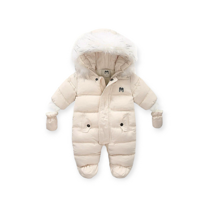 BabyWarm - Warme Winterjumpsuit voor Baby's met Capuchon