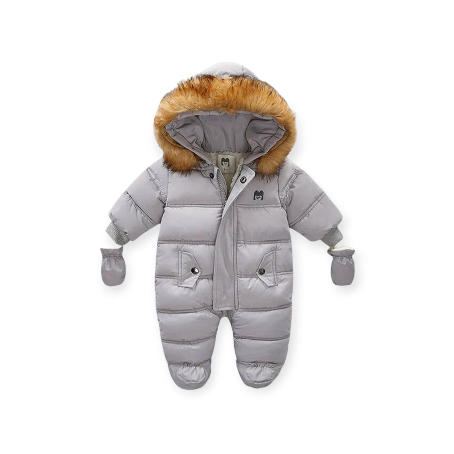 BabyWarm - Warme Winterjumpsuit voor Baby's met Capuchon