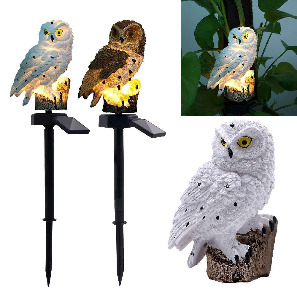 OwlGlow - Zonne Energie LED Uil Decorlamp voor Buitenverlichting en Tuindecoratie