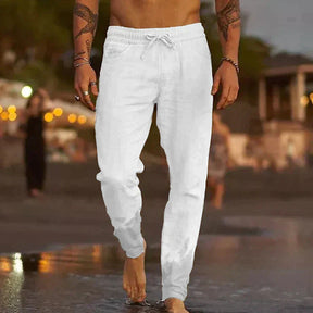 Arlo - Heren Casual Linnen Broek met Trekkoord