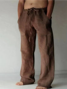 Heren Relaxte Wijde Broek |Trekkoord Comfort