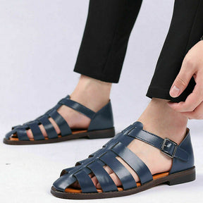 Jacob – Gevlochten Leren Sandalen, Elegant en Ademend voor Heren