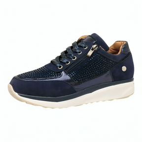 UrbanChic - Stijlvolle Dames Sneakers met Ritsdetail