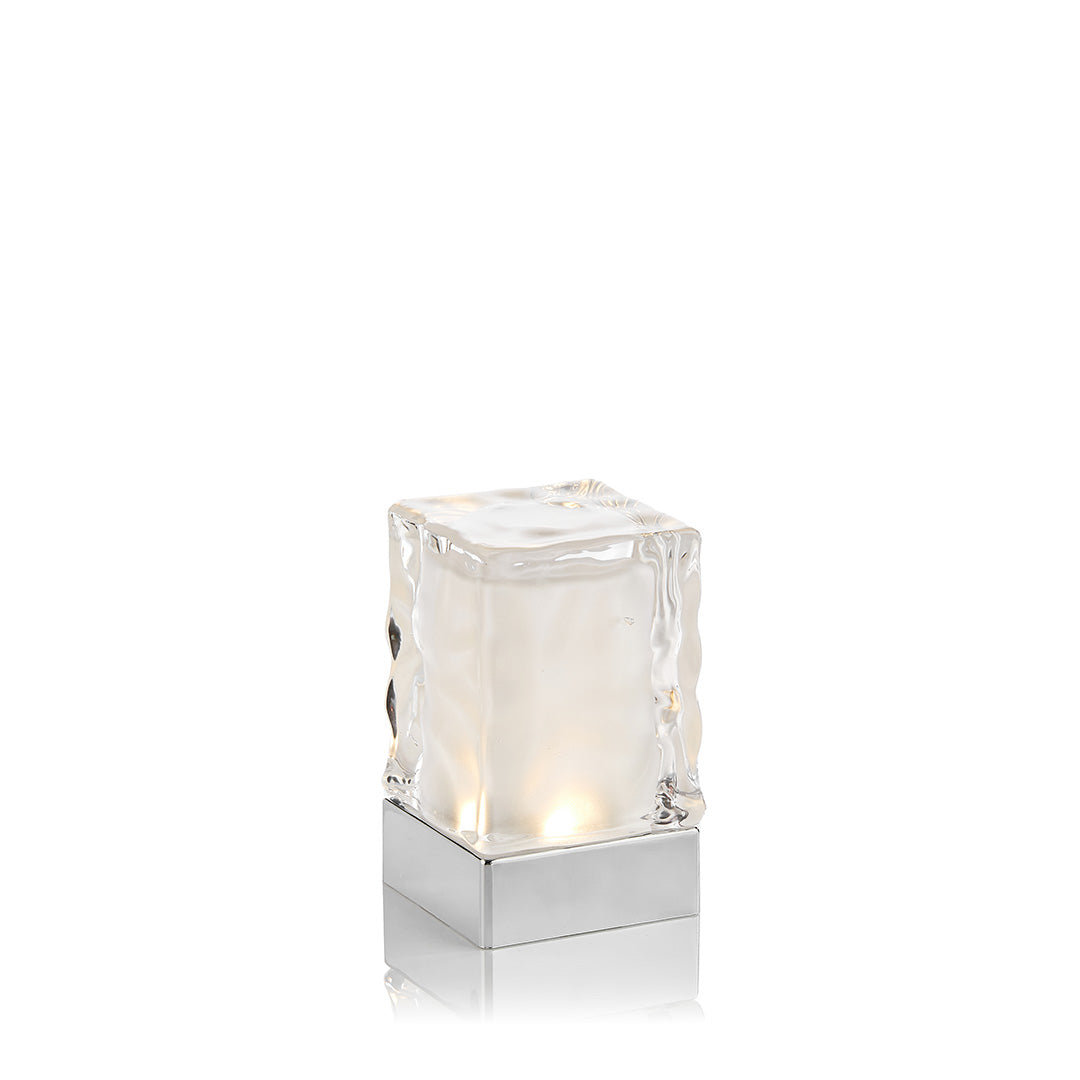 IceCube - Stijlvolle Decoratieve Lamp met Ijsblok Effect