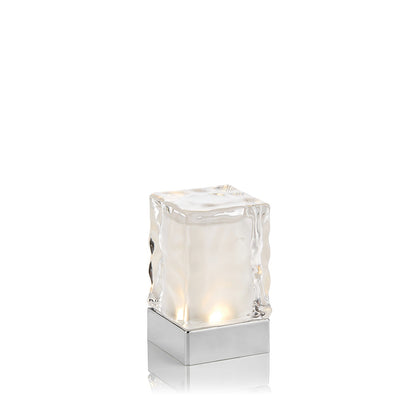 IceCube - Stijlvolle Decoratieve Lamp met Ijsblok Effect