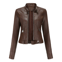 Dames Slim Fit Biker Jas | Met Zakken