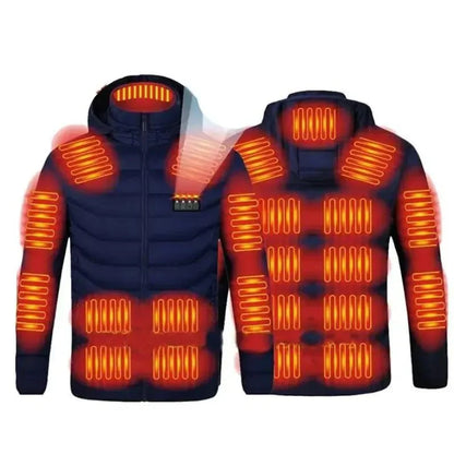 HeatPro - Unisex Verwarmde Winterjas met 9 Warmtezones