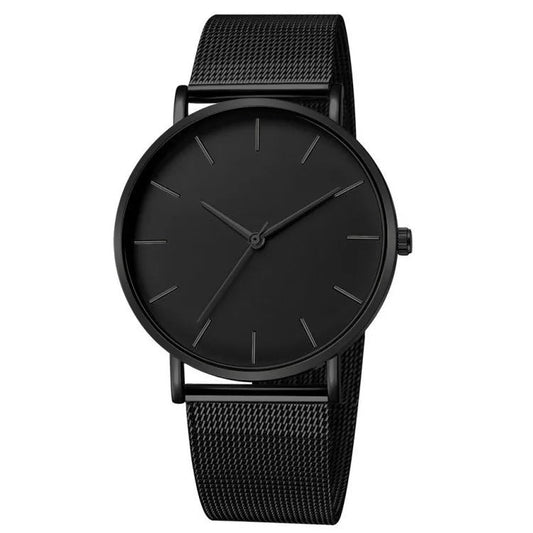 UrbanClassic - Minimalistisch Herenhorloge met Stijlvolle Mesh Band