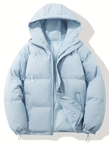 Dames Gewatteerde Winterjas met Capuchon | Warme & Stijlvolle Pufferjas