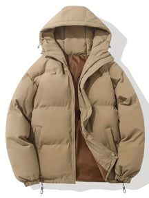 Dames Gewatteerde Winterjas met Capuchon | Warme & Stijlvolle Pufferjas
