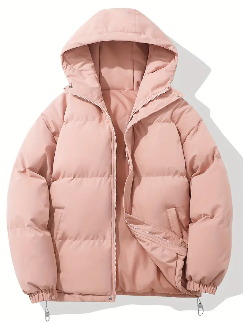 Dames Gewatteerde Winterjas met Capuchon | Warme & Stijlvolle Pufferjas