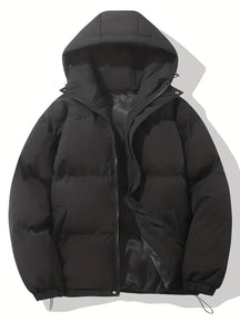 Dames Gewatteerde Winterjas met Capuchon | Warme & Stijlvolle Pufferjas