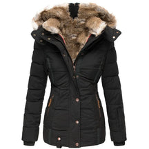 Dames Pufferjas met Bontcapuchon | Warme Winterjas met Slim Fit Pasvorm
