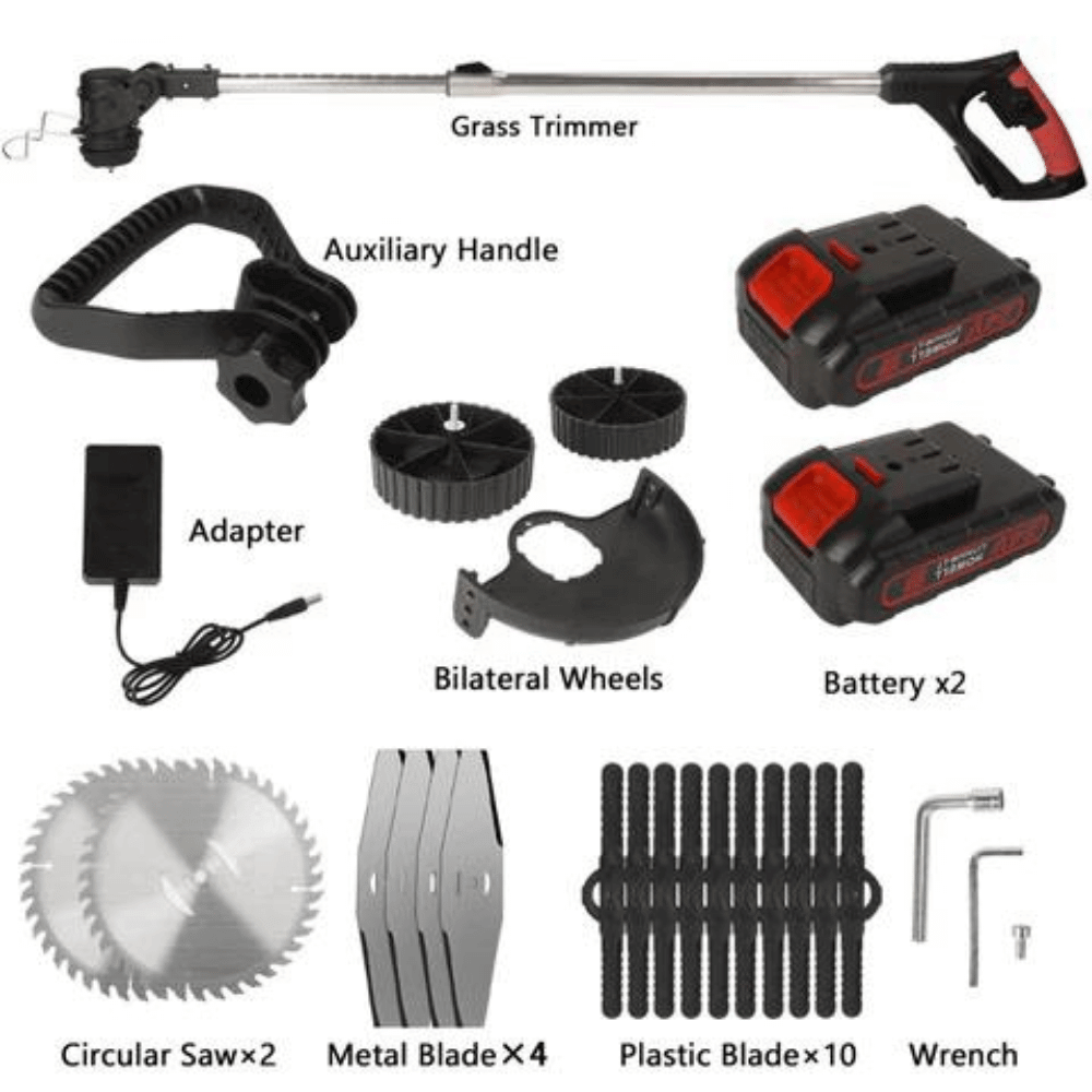 WeedTrimmer - Multifunctionele 3-in-1 accugrassnijder