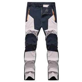 Heren Outdoor Waterdichte Broek | Tweekleurig Design, Ritszakken & Flexibele Knieën