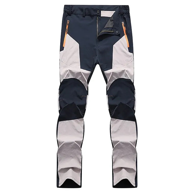 Heren Outdoor Waterdichte Broek | Tweekleurig Design, Ritszakken & Flexibele Knieën